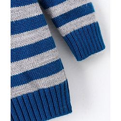 Babyhug Full Sleeves Sweater Striped - Multicolor