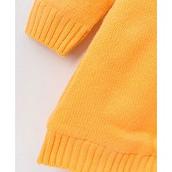 Babyhug Full Sleeves Woollen Sweater Dress  - Sweater
