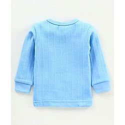 Babyhug Full Sleeves Thermal Vest - Blue