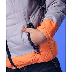 Babyhug Full Sleeves Jacket - Blue