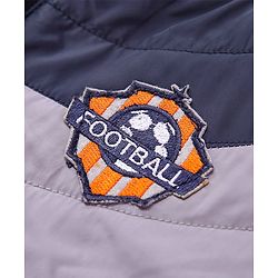 Babyhug Full Sleeves Jacket - Blue