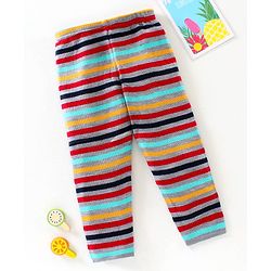 Babyhug Full Length Lounge Pant Striped Print - Multicolor
