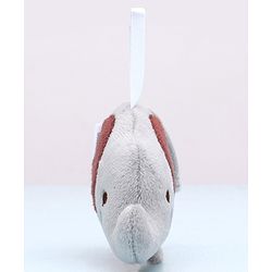 Babyhug Elephant & Owl  Clip On Soft Toys Pack of 2 Grey - Height 6.5 cm