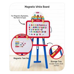 Babyhug 8 in 1 Easel board - Red & Blue