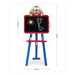 Babyhug 8 in 1 Easel board - Red & Blue