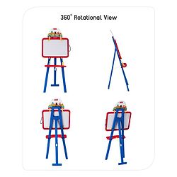 Babyhug 8 in 1 Easel board - Red & Blue