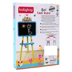 Babyhug 8 in 1 Easel board - Red & Blue