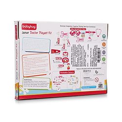 Babyhug Junior Doctor Play Set 15 Pieces - Pink | Pretend Care & Social Play | Inspires Empathy &  Imaginative Role-Play | BIS Certified