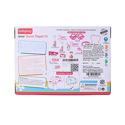 Babyhug Junior Doctor Play Set 15 Pieces - Pink | Pretend Care & Social Play | Inspires Empathy &  Imaginative Role-Play | BIS Certified