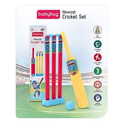 Babyhug Cricket Set - Yellow Red