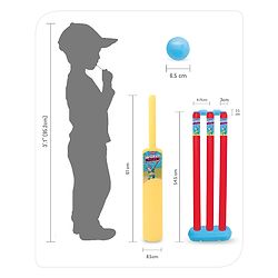 Babyhug Cricket Set - Yellow Red