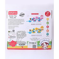 Babyhug Kitchen Tea Party Toy Set of 31 - Pink
