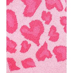 Babyhug Full Sleeves 100% Organic Pullover Sweater Heart Print - Pink