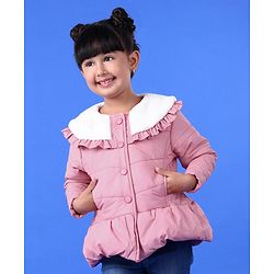 Babyhug Full Sleeves Padded Jacket - Pink