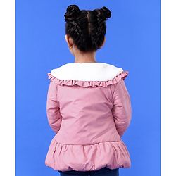 Babyhug Full Sleeves Padded Jacket - Pink