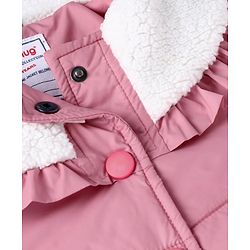 Babyhug Full Sleeves Padded Jacket - Pink