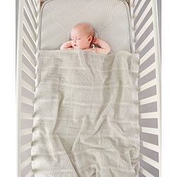 Babyhug All Season Cotton Cellular Blanket - Grey