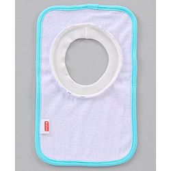 Babyhug Cotton Pullover Bibs Multi Print Set of 2 - Blue White