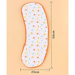 Babyhug Cotton Burp Cloths Multiprint Set of 2 - White
