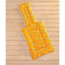 Babyhug 100% Cotton Sleeping Bag cum Carry Nest Zebra Print - Orange