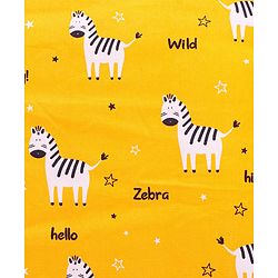 Babyhug 100% Cotton Sleeping Bag cum Carry Nest Zebra Print - Orange
