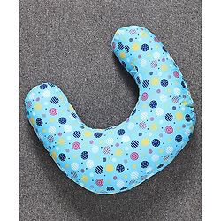 Babyhug 100% Cotton Feeding Pillow Circle Print - Blue