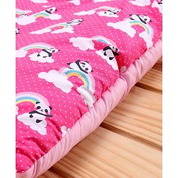 Babyhug 100% Cotton Bedding Set - Pink