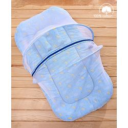 Babyhug Mosquito Mattress Set - Sky Blue