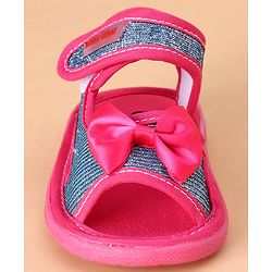 Cute Walk by Babyhug Sandals Bow Applique - Dark Pink