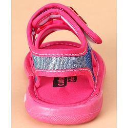 Cute Walk by Babyhug Sandals Bow Applique - Dark Pink