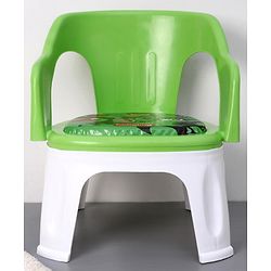 Babyhug Multipurpose Strong & Durable Chair With Handle- Green