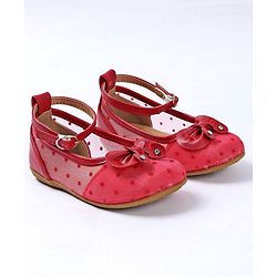Cute Walk by Babyhug Embellished Bellies - Red