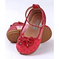 Cute Walk by Babyhug Embellished Bellies - Red