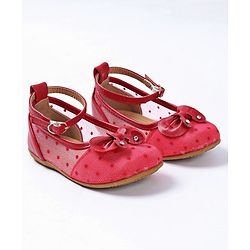 Cute Walk by Babyhug Embellished Bellies - Red