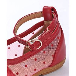 Cute Walk by Babyhug Embellished Bellies - Red