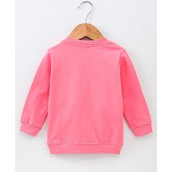 Babyhug Full Sleeves Sweatshirt Daisy Duck Graphic - Pink