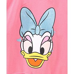 Babyhug Full Sleeves Sweatshirt Daisy Duck Graphic - Pink