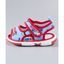 Cute Walk by Babyhug Sandals Vehicle Print - Red