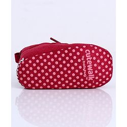Cute Walk by Babyhug Shoes Style Booties - Red