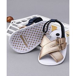 Cute Walk by Babyhug Booties - Gloden