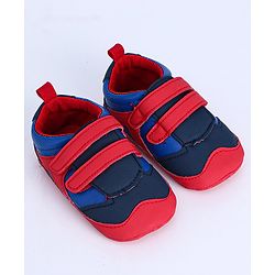 Cute Walk by Babyhug Shoes Style Booties - Red Blue