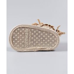 Cute Walk by Babyhug Party Wear Sandals - Golden