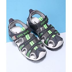 Cute Walk by Babyhug Sandals - Green