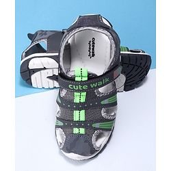 Cute Walk by Babyhug Sandals - Green