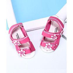 Cute Walk by Babyhug Sandals - Red