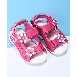 Cute Walk by Babyhug Sandals - Red