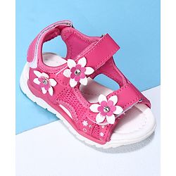Cute Walk by Babyhug Sandals - Red