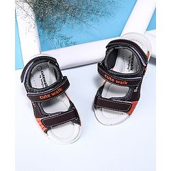 Cute Walk by Babyhug Sandals - Black