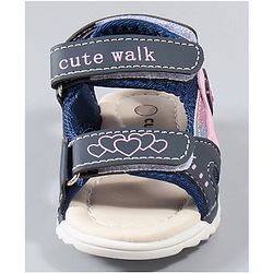 Cute Walk by Babyhug Sandals - Blue