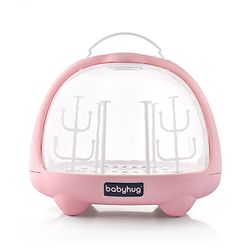 Babyhug Portable Drying Rack with Cover - Pink